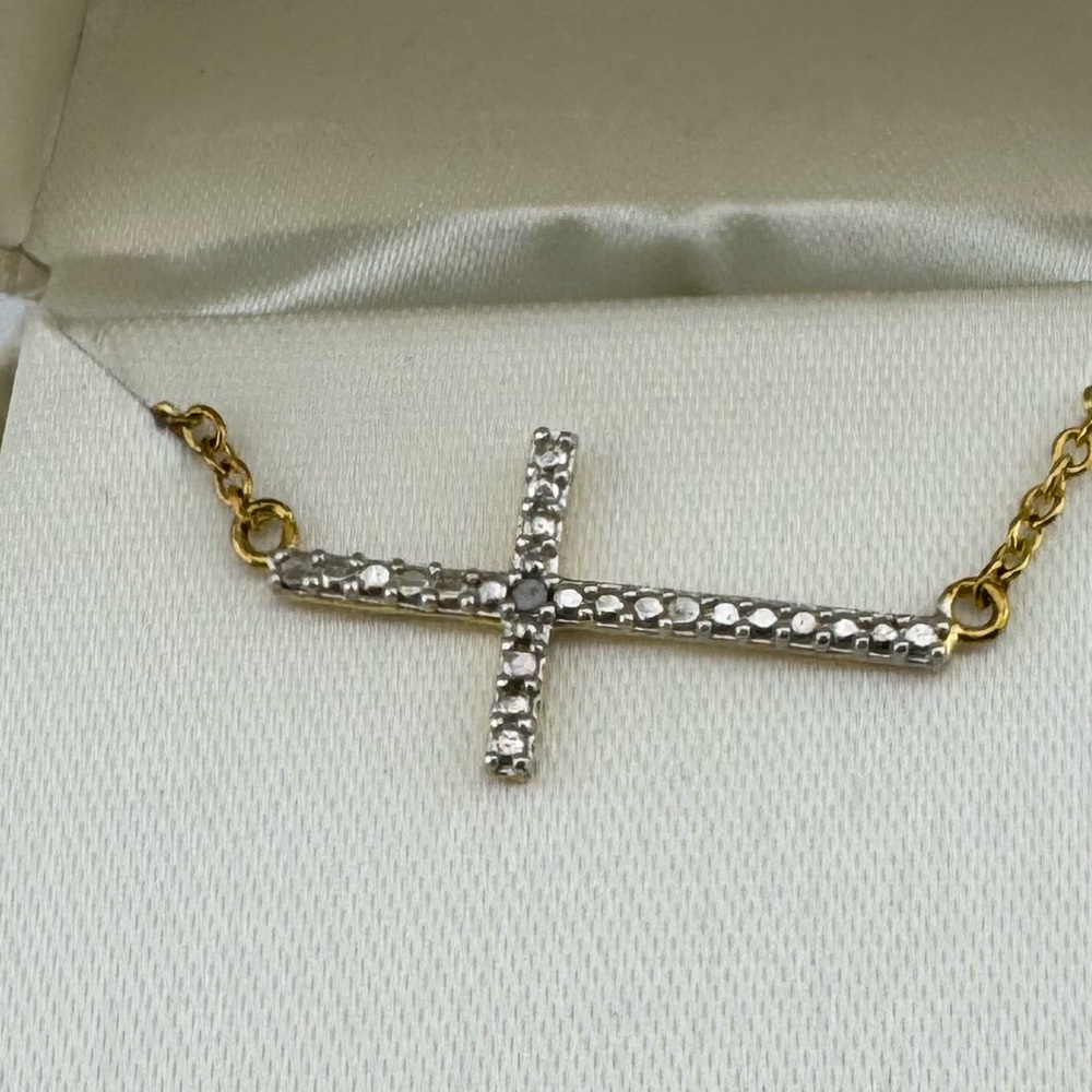 Cross Necklace 925 6” NEW‎